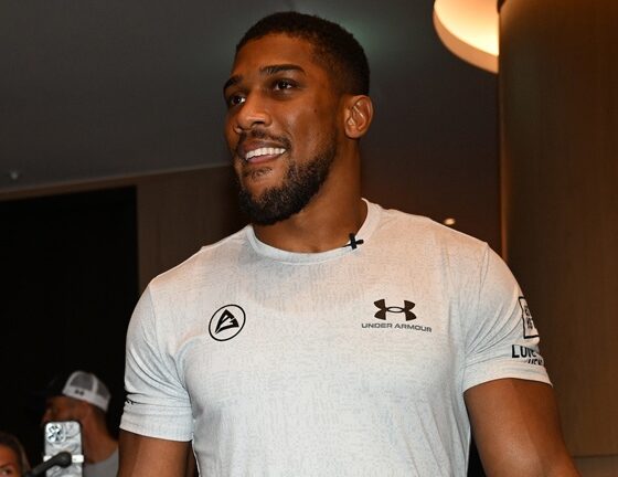 Anthony Joshua will face Kristian Prenga, who wants to finally fight Tyson Fury. Photo credit: Mark Robinson/Matchroom Boxing