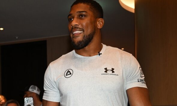 Anthony Joshua will face Kristian Prenga, who wants to finally fight Tyson Fury. Photo credit: Mark Robinson/Matchroom Boxing