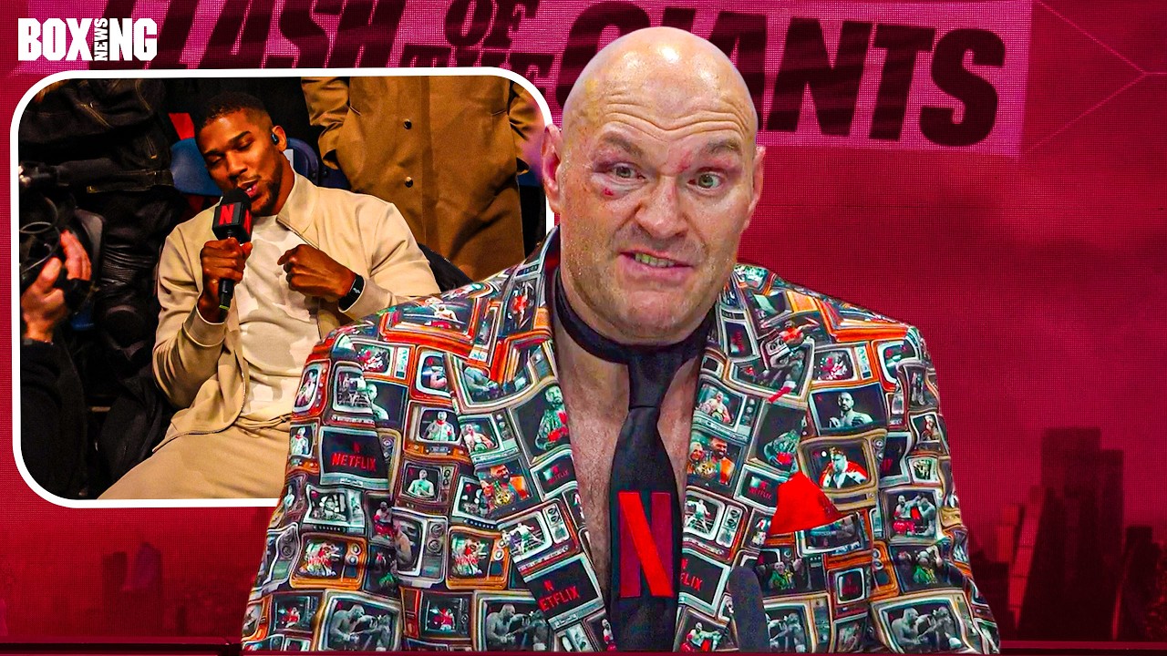 "BULL***.. DIDN'T WANT THE SMOKE!" Tyson Fury SLAMS Anthony Joshua Following Comeback Win