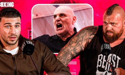 "BULLY OF A MAN!" - Eddie Hall BLASTS John Fury as Tommy Watches On