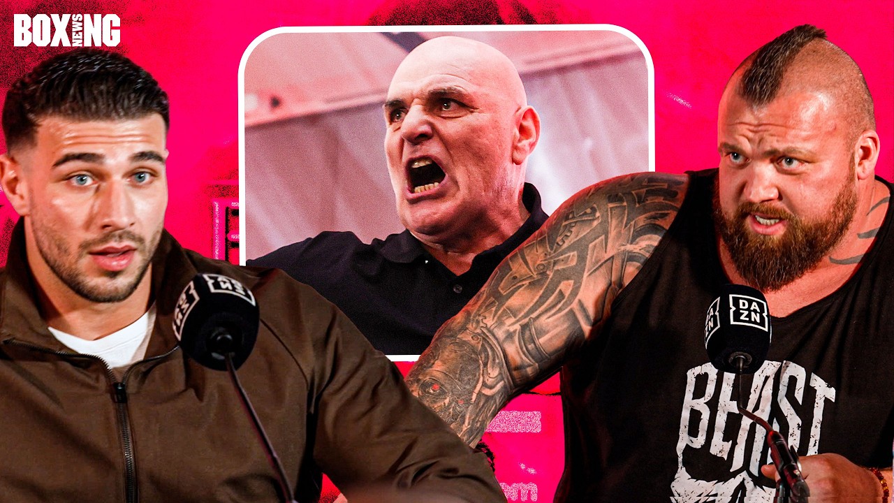 "BULLY OF A MAN!" - Eddie Hall BLASTS John Fury as Tommy Watches On