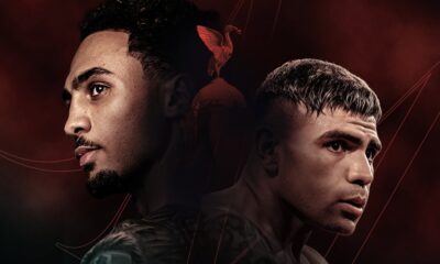 Ben Whittaker and Braian Suarez face off ahead of their Liverpool light heavyweight main event at the M&S Bank Arena