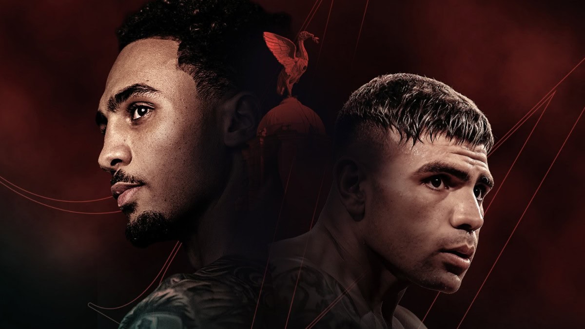 Ben Whittaker and Braian Suarez face off ahead of their Liverpool light heavyweight main event at the M&S Bank Arena