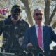 COMMANDER Derek Chisora ARRIVES on a TANK w Nigel Farage!
