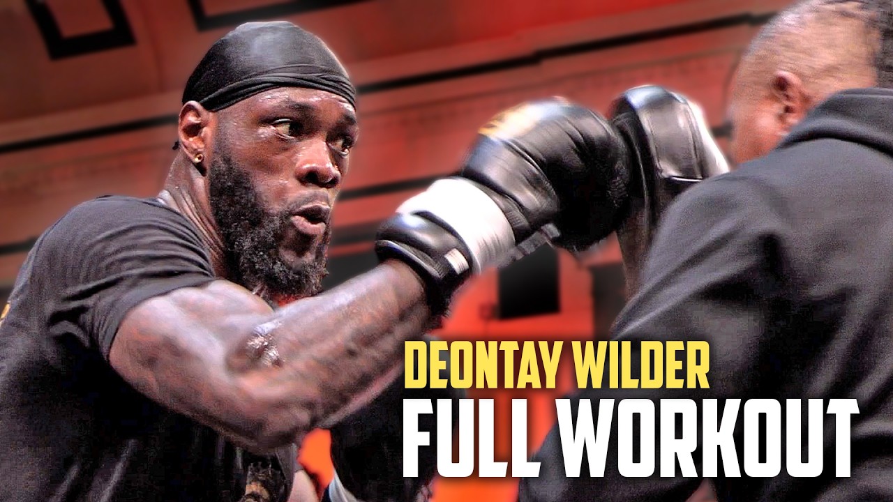 CRACKING THE PADS!! Deontay Wilder • FULL WORKOUT VIDEO ahead of DEREK CHISORA HEAVYWEIGHT CLASH