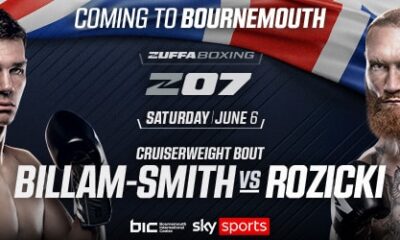 Image: Chris Billam-Smith Returns on June 6 vs Ryan Rozicki in Zuffa UK Debut