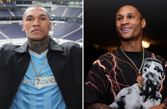 Conor Benn is the bookmakers' favorite to beat Regis Prograis on Saturday. Photo: Mark Robinson Matchroom Boxing/Golden Boy/Cris Esqueda