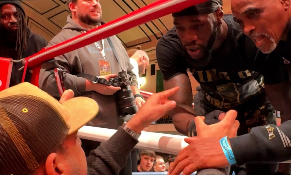 'DON'T F*** THIS UP!!' - Deontay Wilder SHOUTED AT BY FANS