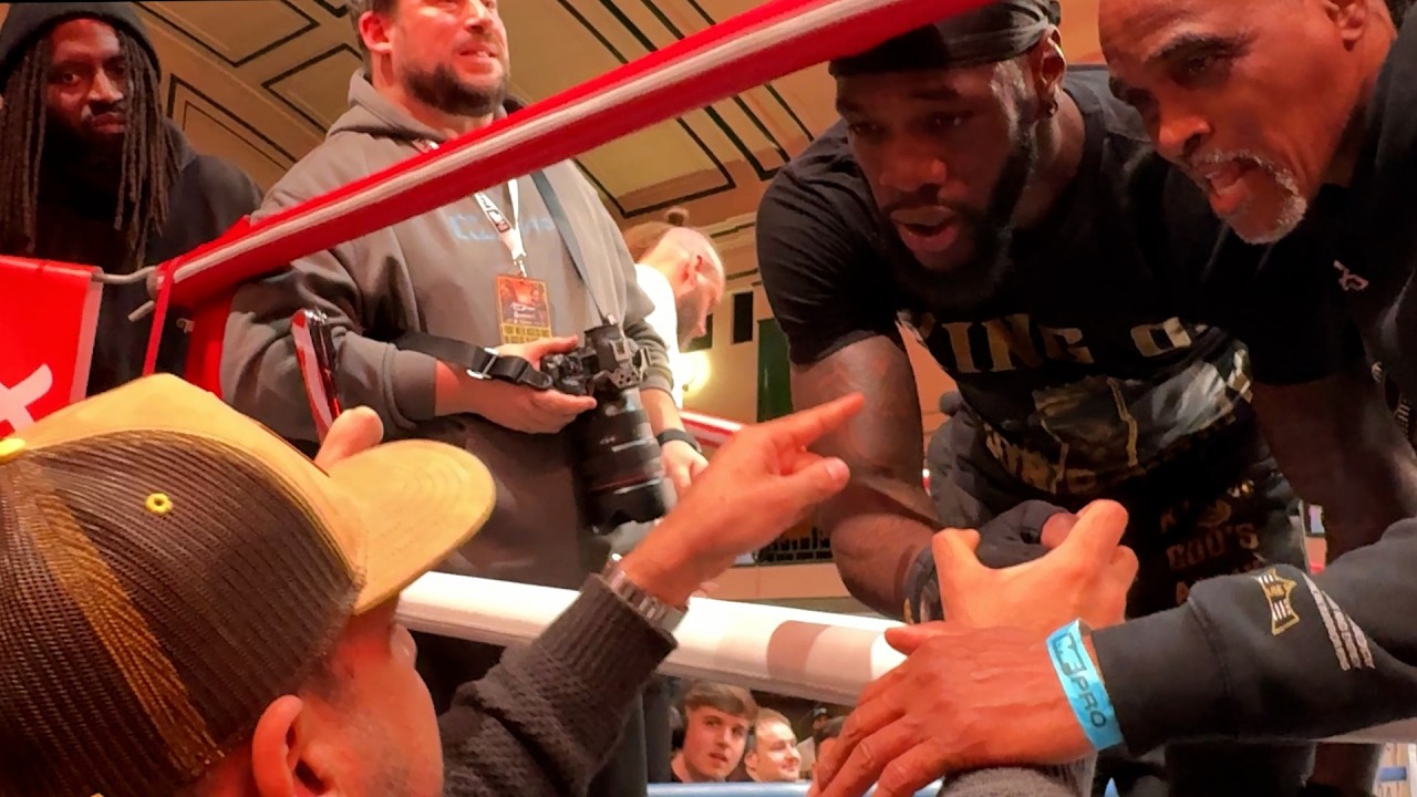 'DON'T F*** THIS UP!!' - Deontay Wilder SHOUTED AT BY FANS