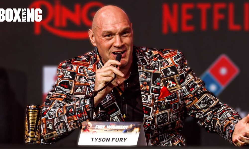 "DON'T WANT TO GET CHINNED LIKE JOSHUA!" Tyson Fury GOES OFF At Final Presser For Comeback Fight