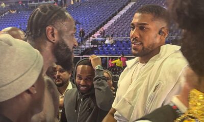 Deontay Wilder CONFRONTS Anthony Joshua "LET'S DO IT!" Immediately after Derek Chisora Win