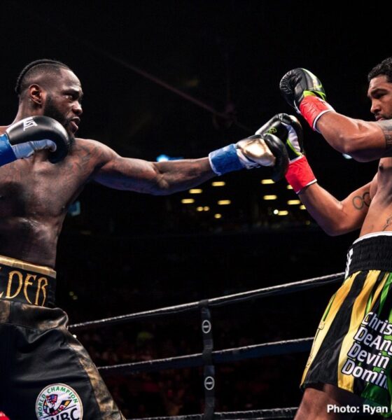 Image: Deontay Wilder Manager: Joshua Fight ‘Never Was’