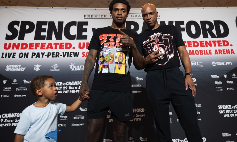 Image: Derrick James warns Errol Spence about Tim Tszyu threat