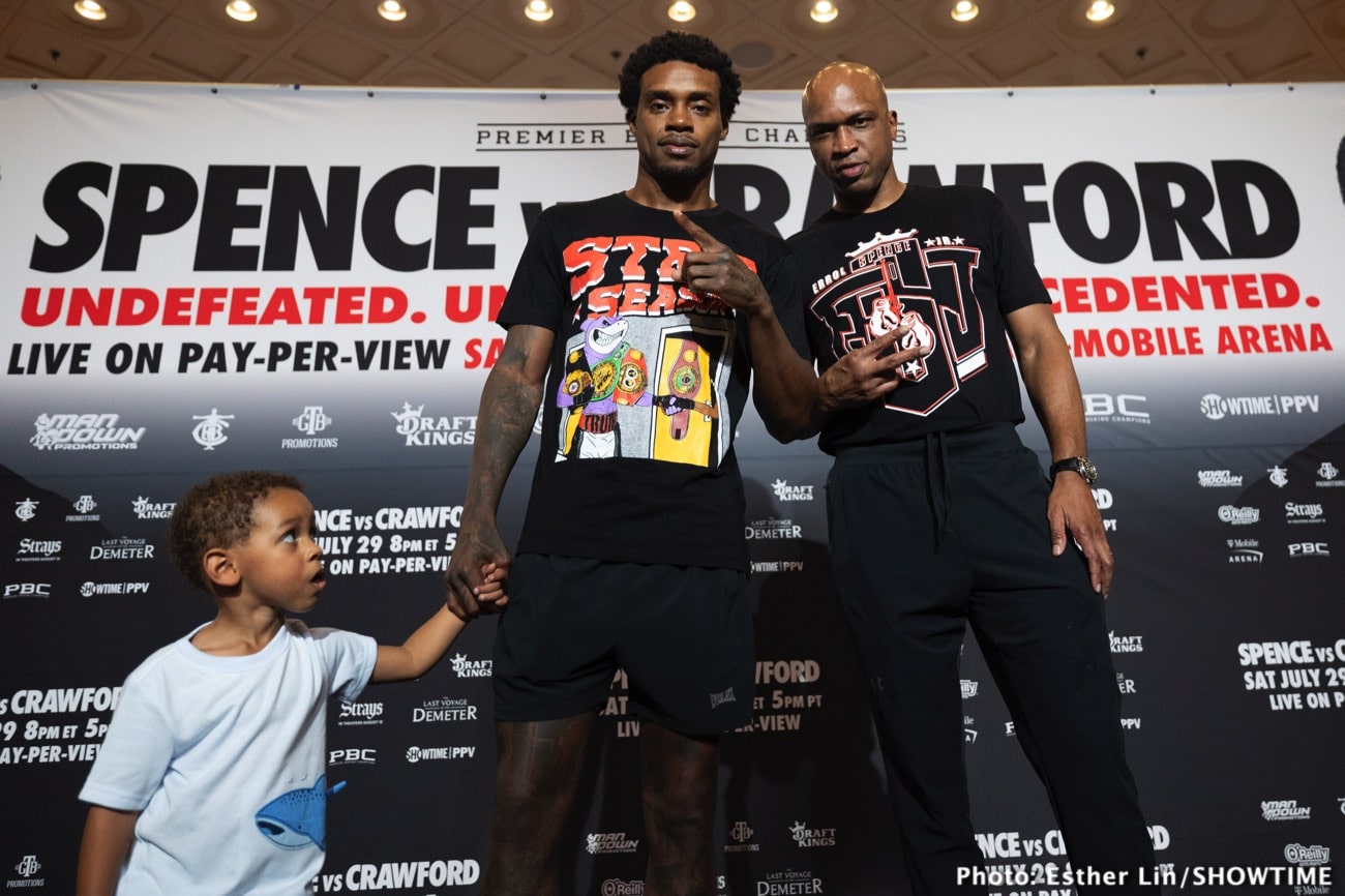 Image: Derrick James warns Errol Spence about Tim Tszyu threat