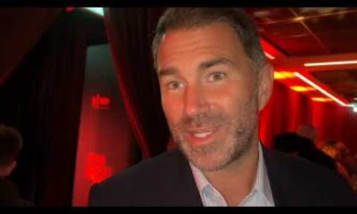 EDDIE HEARN INSTANT REACTION TO TYSON FURY CALLING OUT ANTHONY JOSHUA & BENN PTS WIN