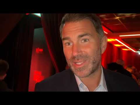 EDDIE HEARN INSTANT REACTION TO TYSON FURY CALLING OUT ANTHONY JOSHUA & BENN PTS WIN