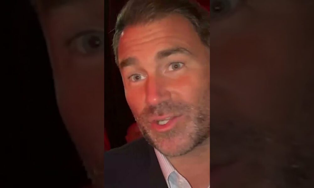 Eddie Hearn IMMEDIATE REACTION to TYSON FURY CALLING OUT ANTHONY JOSHUA