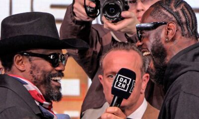 FACE OFF: Deontay Wilder vs. Derek Chisora • HEAVYWEIGHTS' 50TH HEAD TO HEAD | DAZN Boxing
