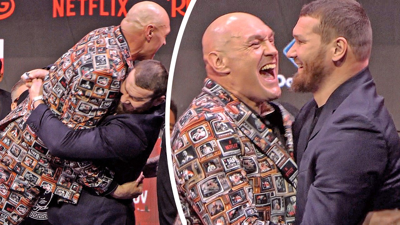 FACE OFF: Tyson Fury vs. Arslanbek Makhmudov • BEAR HUG!! | Netflix Boxing