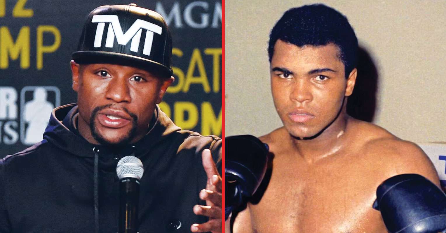 Floyd Mayweather ranks one heavyweight above Muhammad Ali