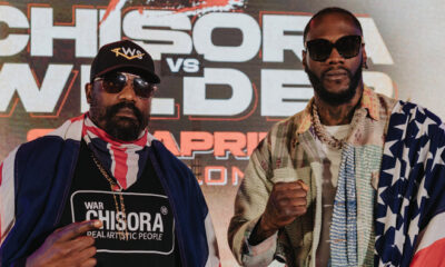 Derek Chisora ​​will face Deontay Wilder in his final fight on Saturday at the O2 Arena live on DAZN on pay-per-view. Photo: MF Pro/David Cavan