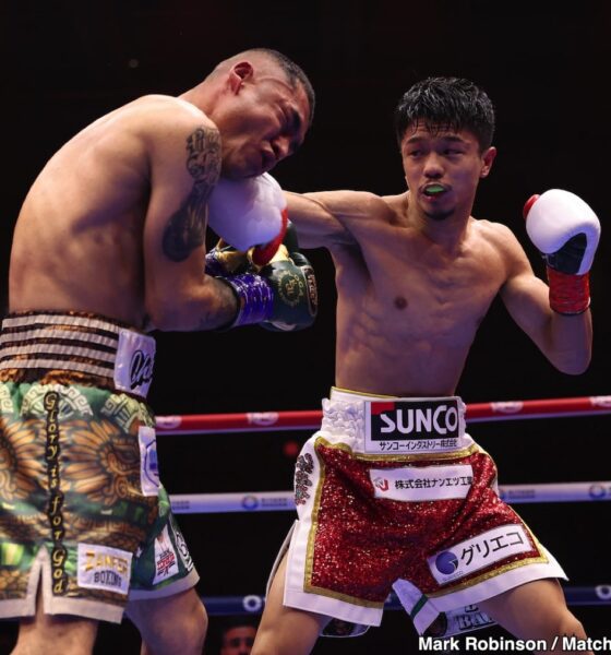 Image: Junto Nakatani Banking On Size, Youth Against Naoya Inoue