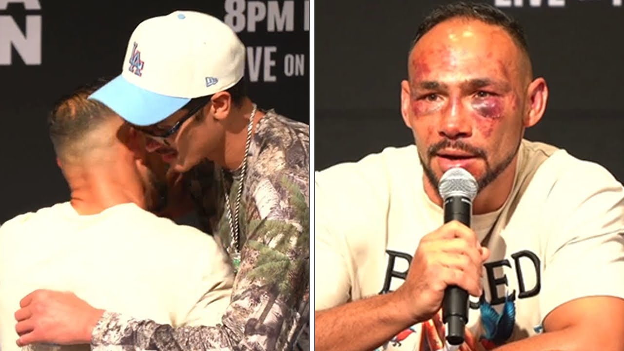Keith Thurman HUGS Sebastian Fundora after Getting Stopped — Describes Fighting Him