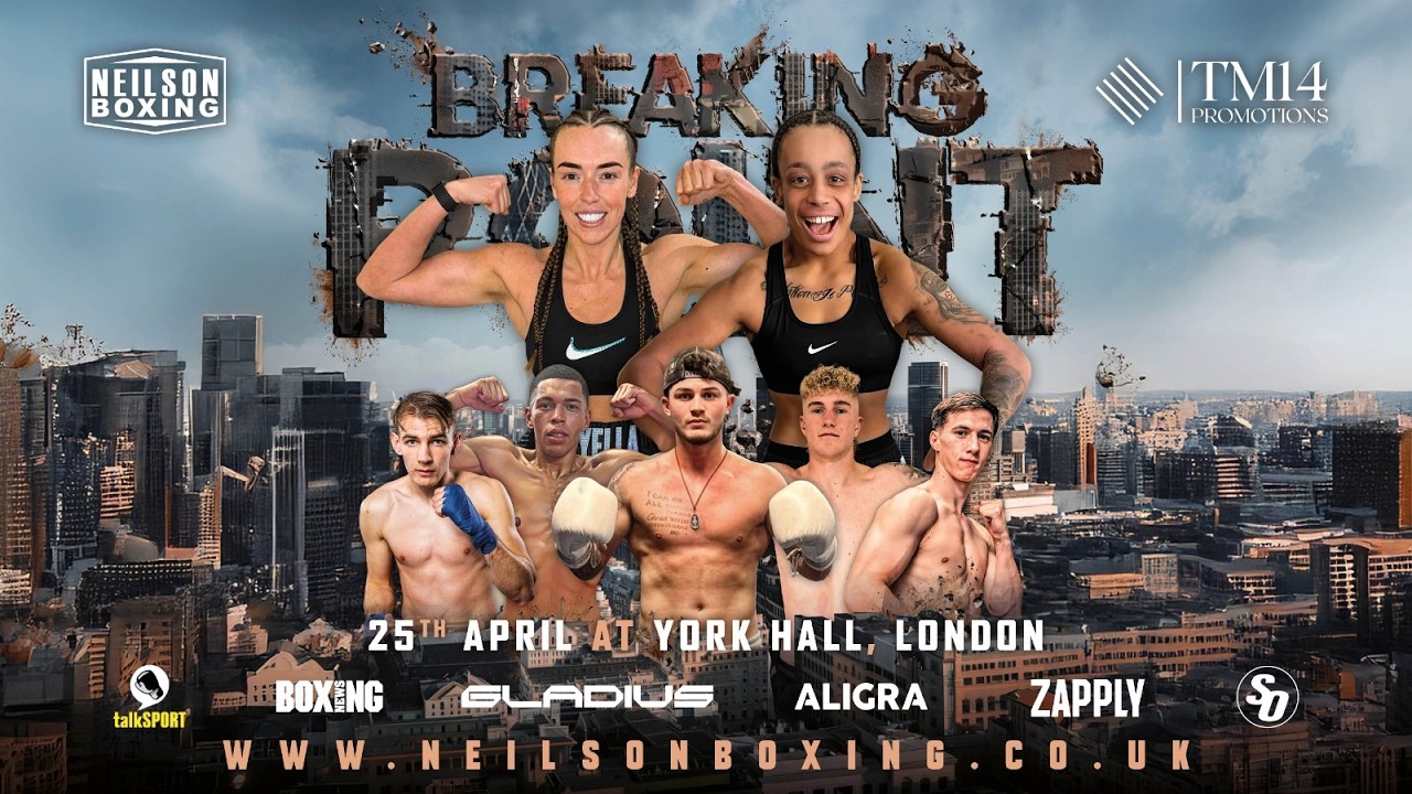 LIVE BOXING 🥊 York Hall • BREAKING POINT • Neilson Boxing & TM14 Promotions