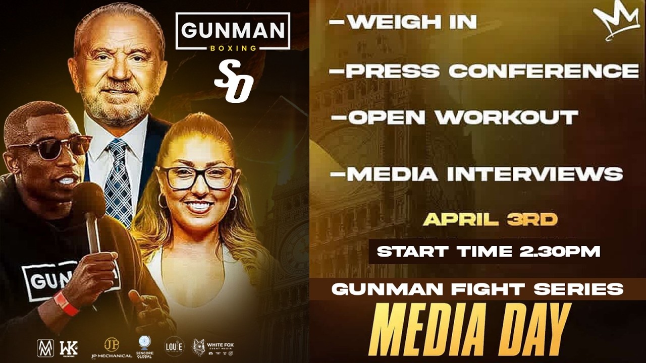 LIVE 🥊 Idris Virgo vs. Liam Dyer • FINAL PRESS CONFERENCE • Gunman Fight Series