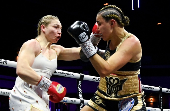 Price dominated Pineiro Aquino. Photo: Chris Dean/BOXXER