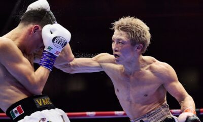 Inoue said goodbye to Picasso in December. Photo: Mark Robinson Matchroom Boxing