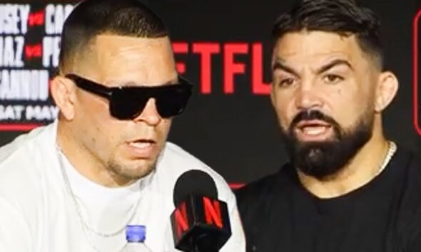 Nate Diaz WARNS Mike Perry: “You Better Kill Me!” | NYC PRESS CONFERENCE
