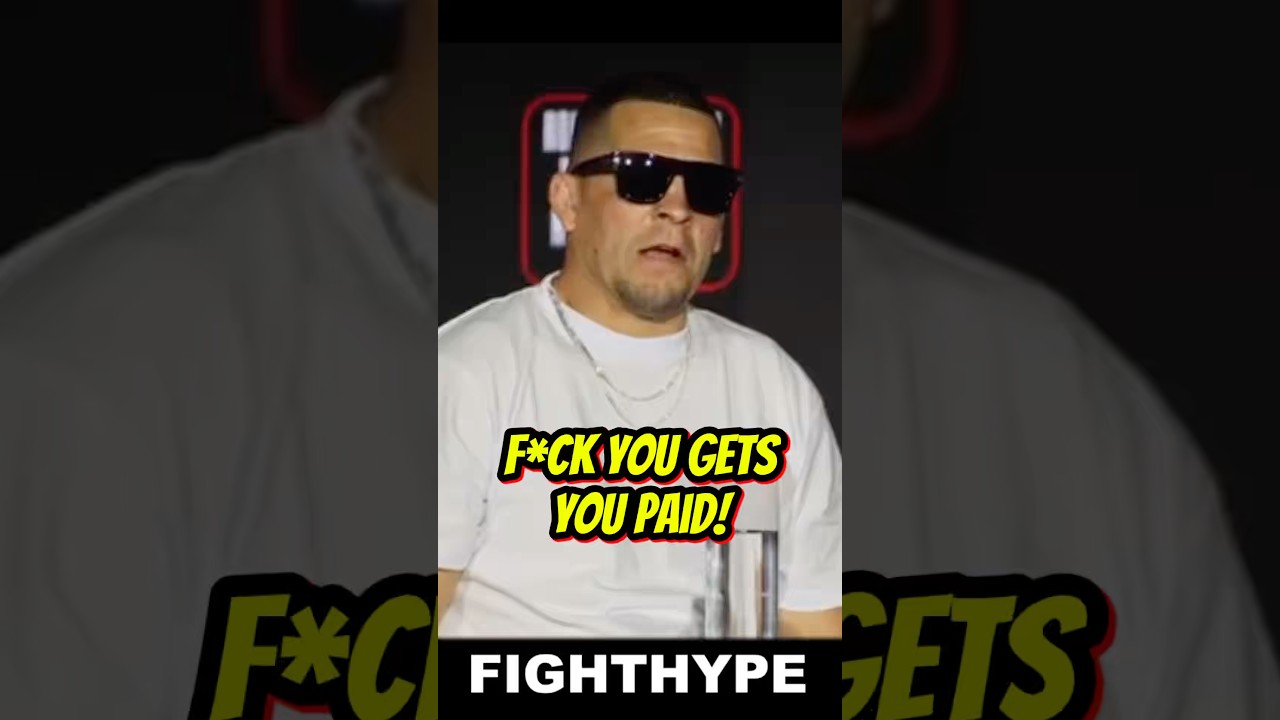 Nate Diaz’s “Fk You” Way to Get Paid 💰