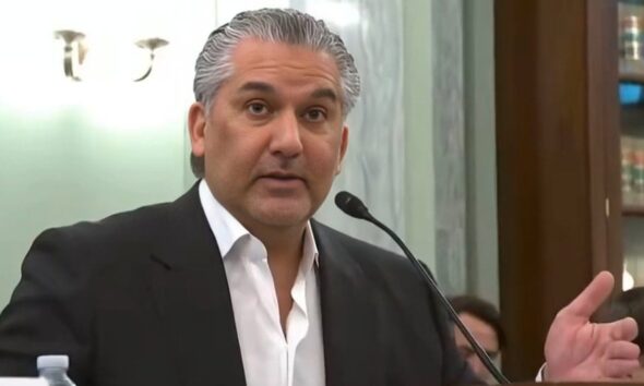 Nick Khan speaking at Muhammad Ali Act hearing