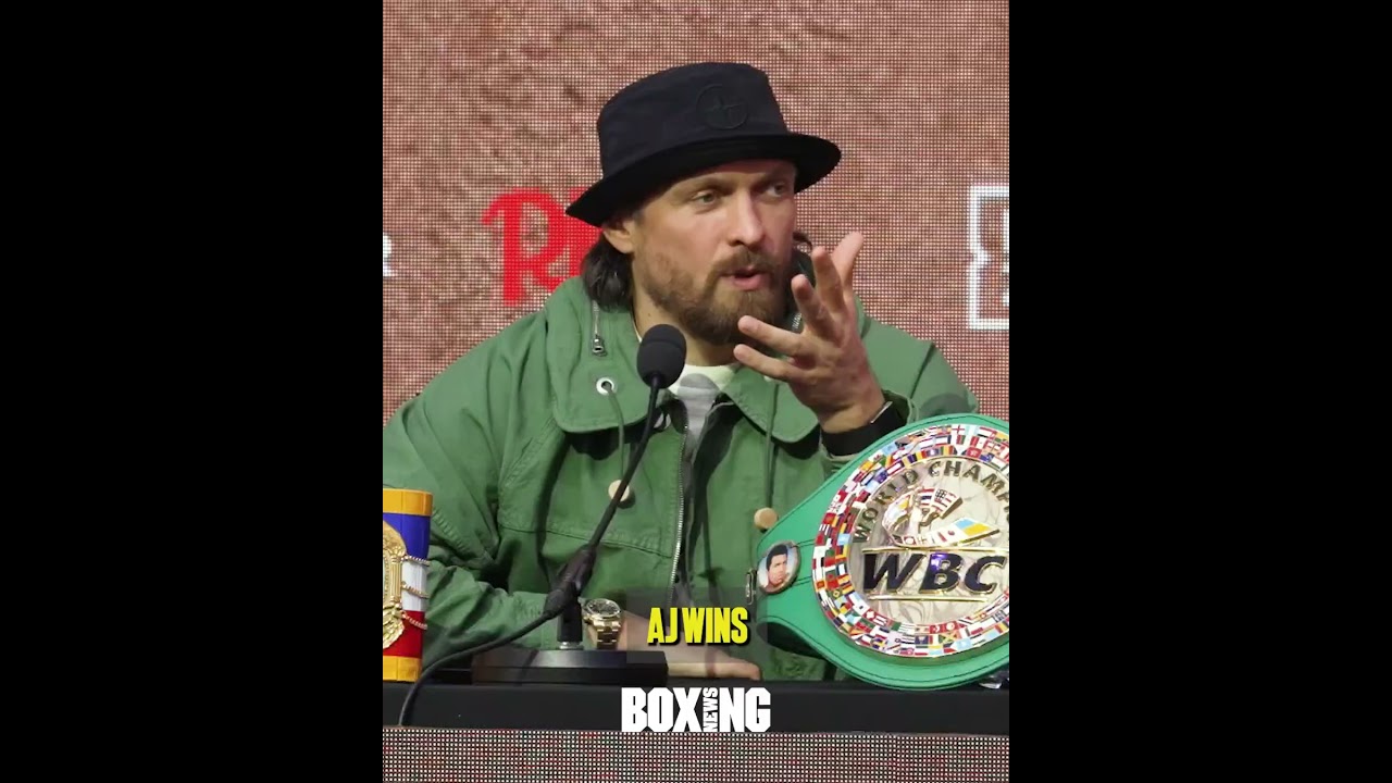 Oleksandr Usyk Makes Tyson Fury vs Anthony Joshua Pick