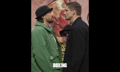 Oleksandr Usyk & Rico Verhoeven Refuse To Budge During Face-Off 👀