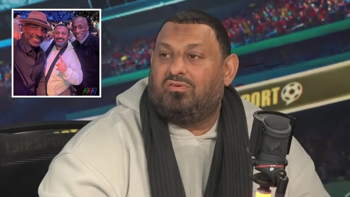 Prince Naseem Hamed speaking on talkSPORT as he accuses Johnny Nelson of clout chasing