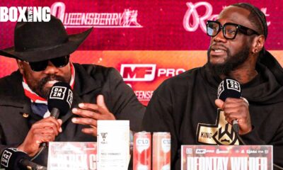 "SIT THE F*** DOWN!" Derek Chisora LETS LOOSE At Press Conference For Deontay Wilder Clash