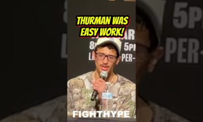 Sebastian Fundora FIRST WORDS after STOPPING Keith Thurman