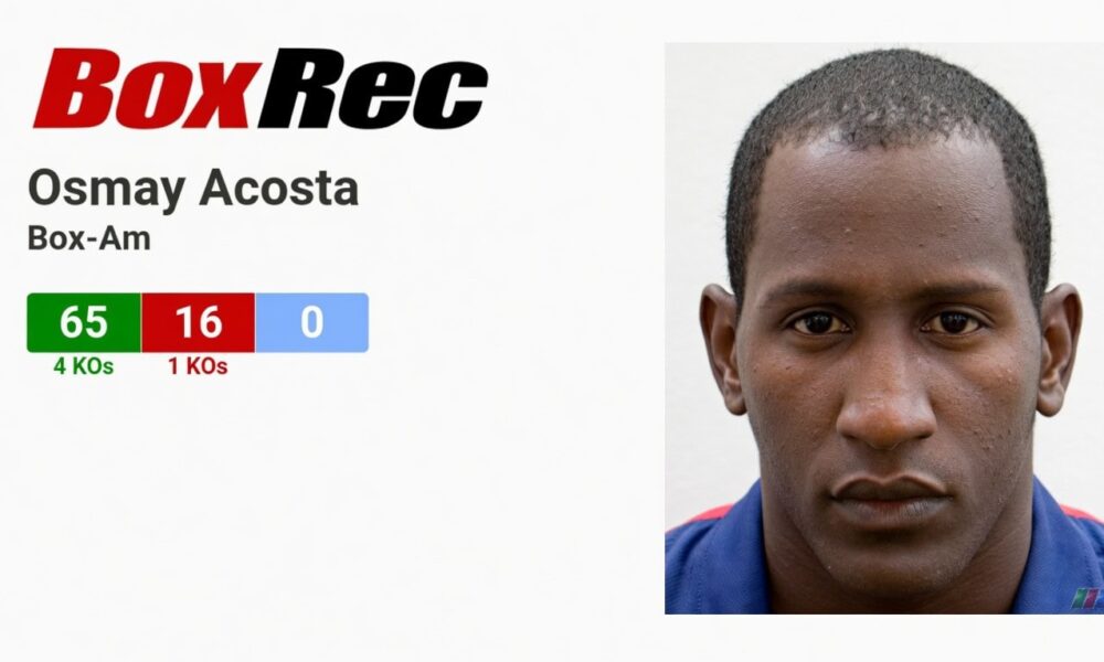 Osmay Acosta amateur boxer who beat Deontay Wilder and Oleksandr Usyk