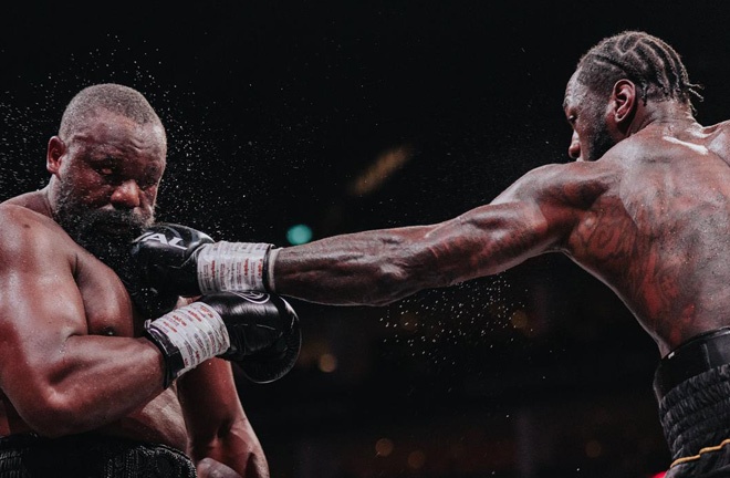 Deontay Wilder defeated Derek Chisora ​​by split decision at the O2 Arena Photo: MF Pro/David Cavan