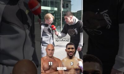 Tyson Fury or Anthony Joshua? The British Public Decide 👀