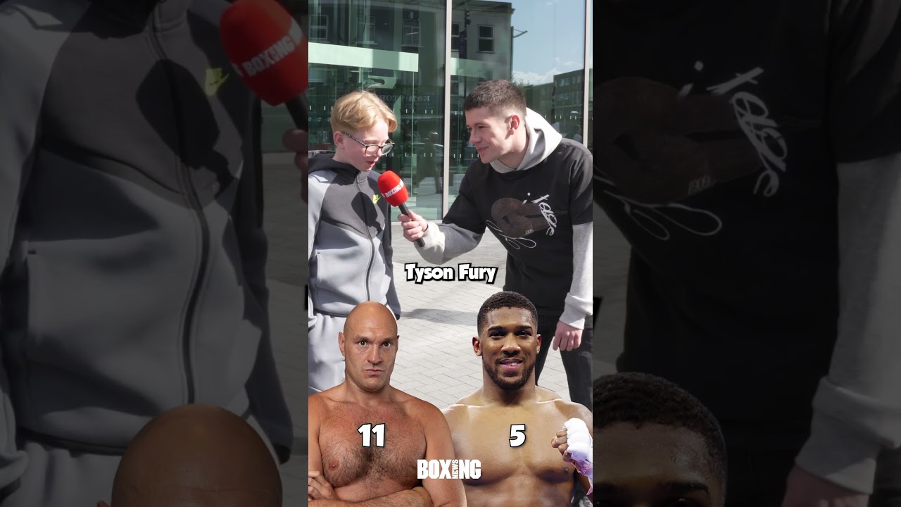 Tyson Fury or Anthony Joshua? The British Public Decide 👀