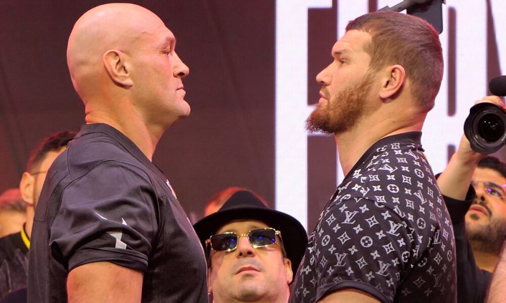 Tyson Fury vs. Arslanbek Makhmudov • FULL WEIGH IN & FACE OFF | Netflix Boxing