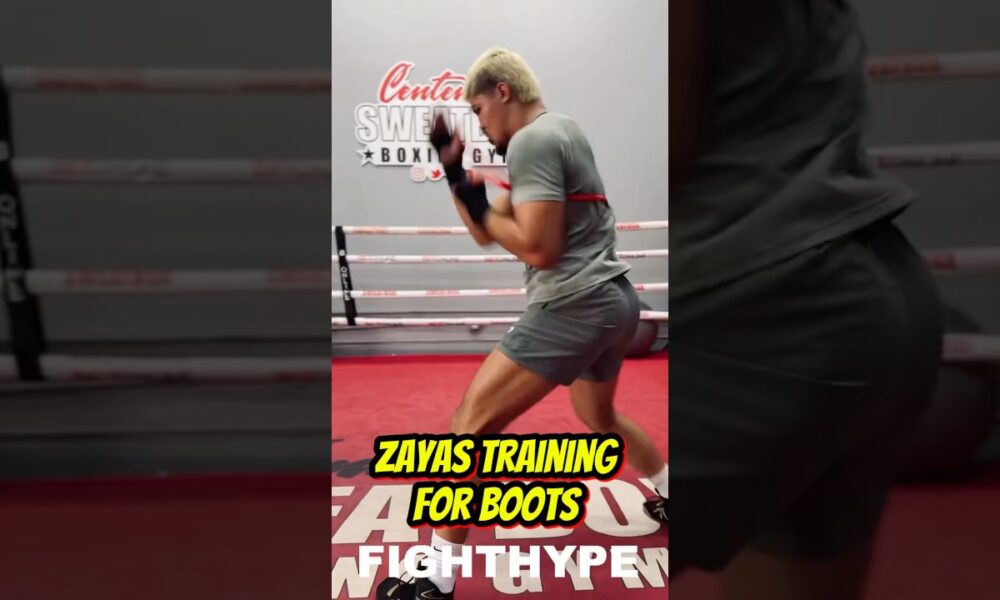 Xander Zayas TRAINING for Jaron Ennis 😤 LOCKED IN!