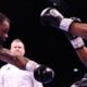 Mike Perez throws a punch during his victory over Franklin Arinze in Manchester as the former heavyweight contender continues his unusual late-career transformation.