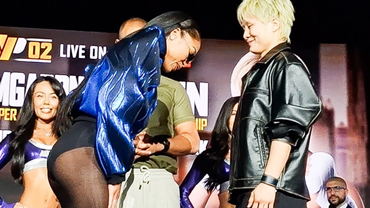 Alycia Baumgardner BOWS & TRADES RESPECT with Bo Mi Re Shin during FACE OFF