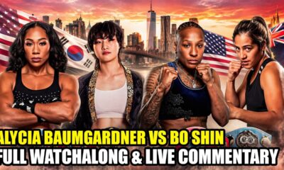 Alycia Baumgardner vs Bo Shin • FULL FIGHT WATCHALONG & LIVE COMMENTARY