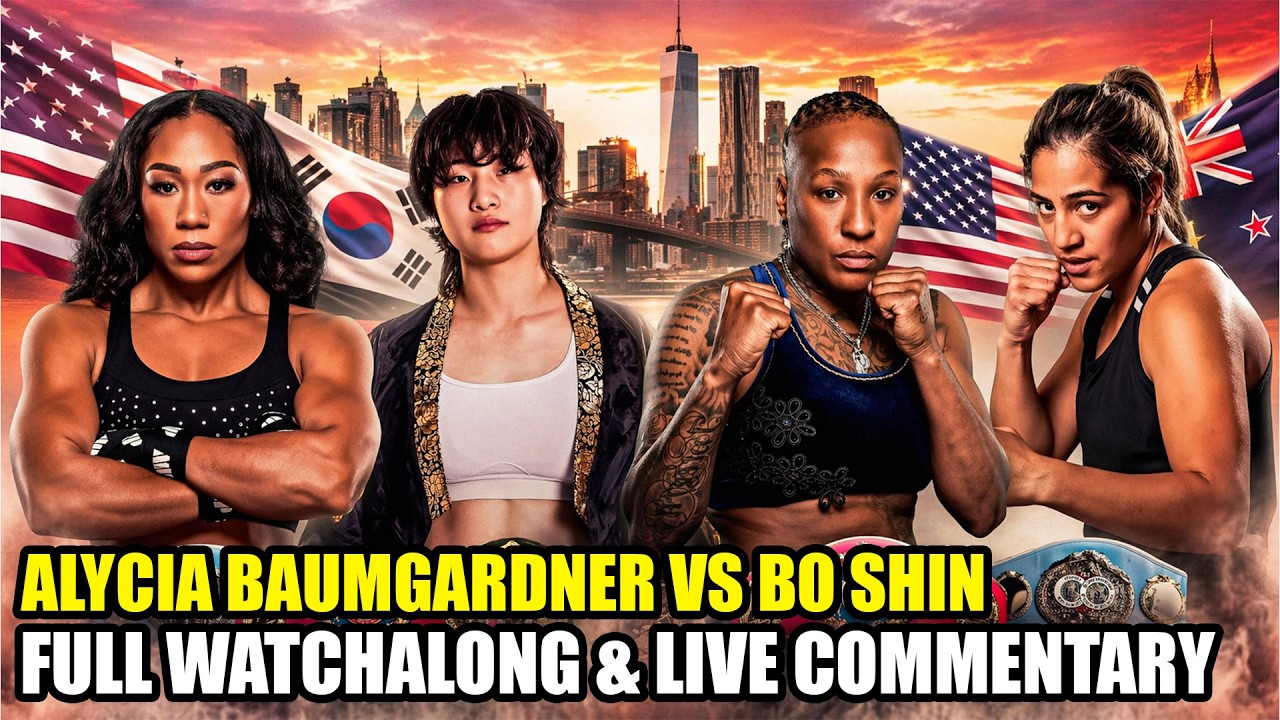 Alycia Baumgardner vs Bo Shin • FULL FIGHT WATCHALONG & LIVE COMMENTARY