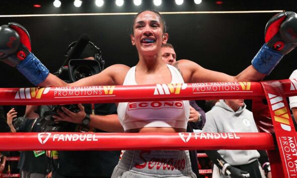 Amanda Serrano matches impressive KO record with latest win